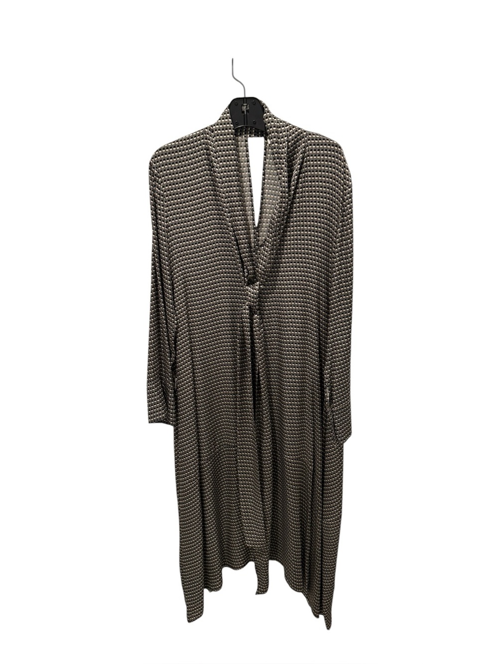 COS EUC Long Sleeve Dress in Black and White Pattern Size 12 - Picture 2 of 7